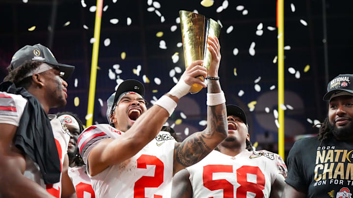The Ohio State Buckeyes rolled over the Notre Dame Fighting Irish in Monday night's national championship