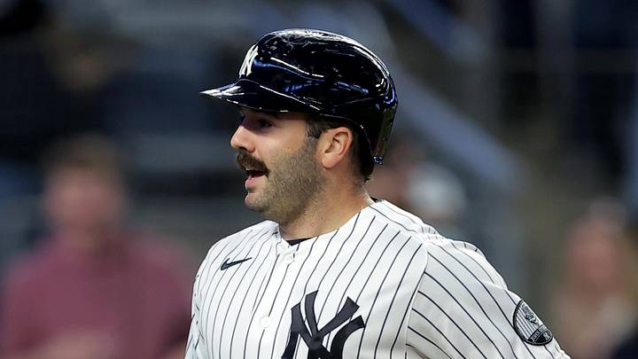 New York Yankees catcher Austin Wells (28) rounds the bases after hitting a solo home run against the Tampa Bay Rays during the fifth inning at Yankee Stadium. New York Yankees catcher Austin Wells (28) rounds the bases after hitting a solo home run against the Tampa Bay Rays during the fifth inning at Yankee Stadium.