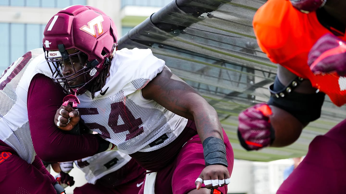 'It's Been Really Competitive': Virginia Tech's Matt Moore Chimes In On Offensive Line