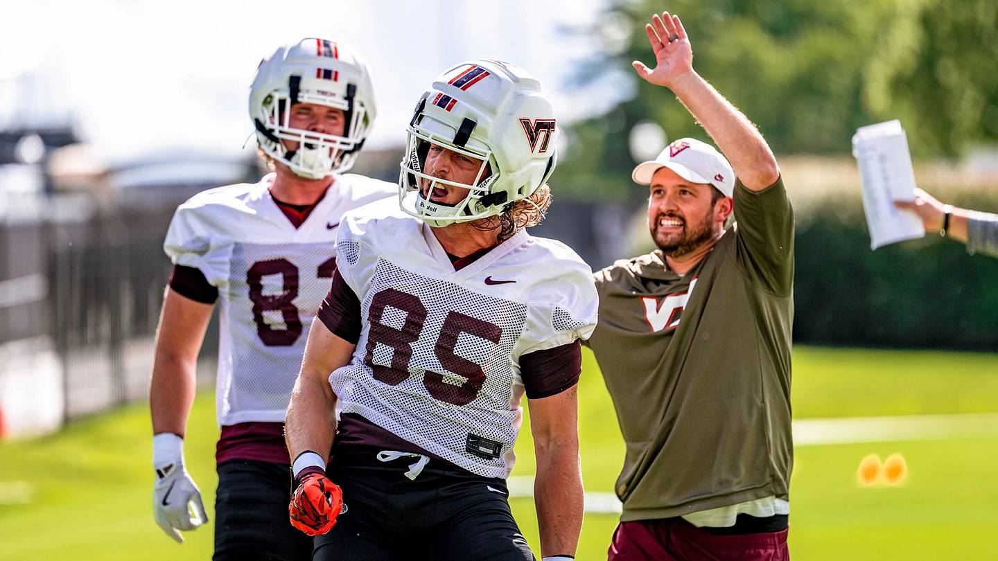 'He's A True Tight End': James Franklin Praises Virginia Tech TE Luke Reynolds