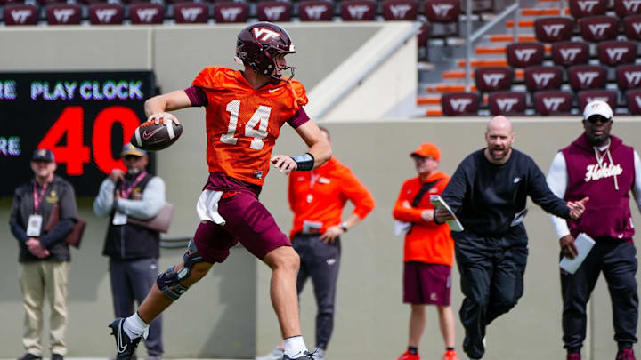 March 21, 2026; Troy Huhn readies a throw.