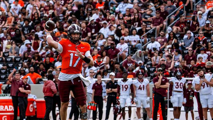Ethan Grunkemeyer is the favorite to be the starting quarterback Ethan Grunkemeyer is the favorite to be the starting quarterback