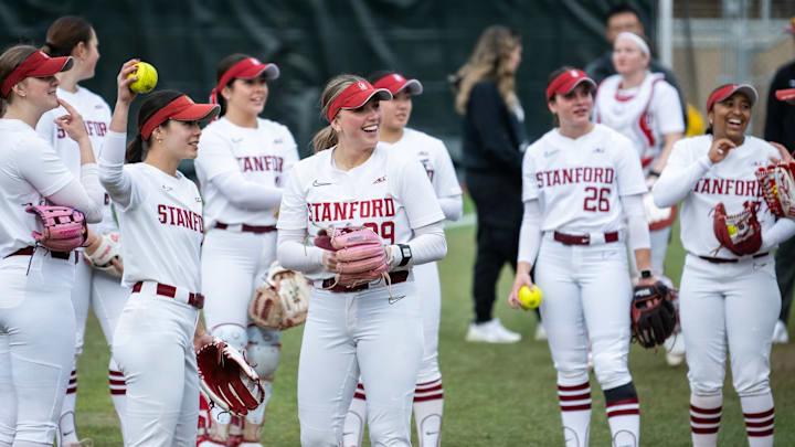 Stanford softball head coach Jessica Allister announced several impactful additions to her staff. Stanford softball head coach Jessica Allister announced several impactful additions to her staff.