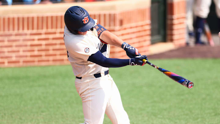 Lucas Steele went 3-4 in Auburn's loss to Vanderbilt on Saturday afternoon. Lucas Steele went 3-4 in Auburn's loss to Vanderbilt on Saturday afternoon.