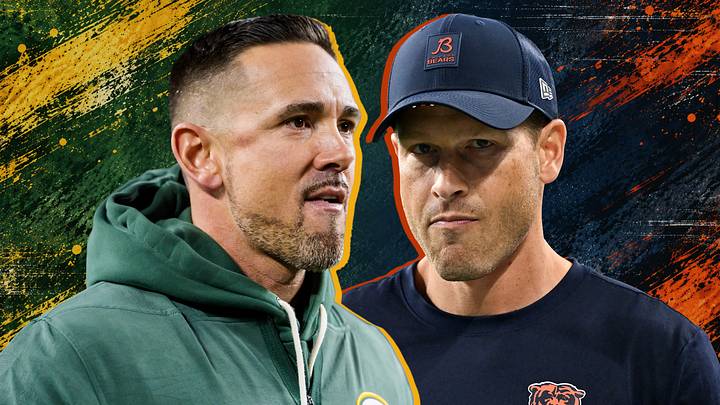Packers head coach Matt LaFleur (L) and Bears head coach Ben Johnson (R) Packers head coach Matt LaFleur (L) and Bears head coach Ben Johnson (R)