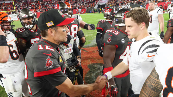 Joe Burrow, Tom Brady Joe Burrow, Tom Brady