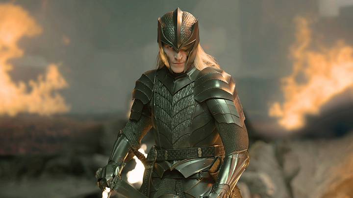 Ewan Mitchell as Aemond Targaryen in House of the Dragon season 3 episode 2 Ewan Mitchell as Aemond Targaryen in House of the Dragon season 3 episode 2
