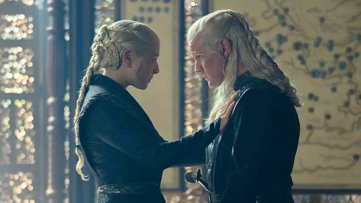 Emma D'Arcy (Rhaenyra Targaryen) and Matt Smith (Daemon Targaryen) in House of the Dragon season 3 episode 6. Emma D'Arcy (Rhaenyra Targaryen) and Matt Smith (Daemon Targaryen) in House of the Dragon season 3 episode 6.