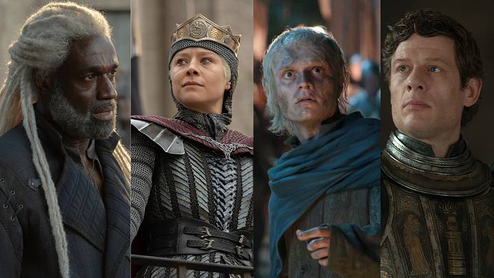 Corlys Velaryon, Rhaenyra Targaryen, Aegon Targaryen, Ormund Hightower in House of the Dragon season 3 Corlys Velaryon, Rhaenyra Targaryen, Aegon Targaryen, Ormund Hightower in House of the Dragon season 3