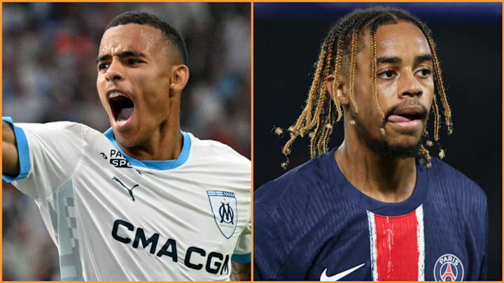 Mason Greenwood et Bradley Barcola sont titulaires pour l'OM et le PSG.
