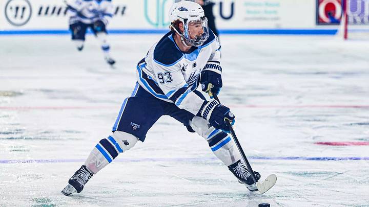 Dynamic forward Justin Poirier is heading to Penn State after playing his freshman season at Maine. Dynamic forward Justin Poirier is heading to Penn State after playing his freshman season at Maine.