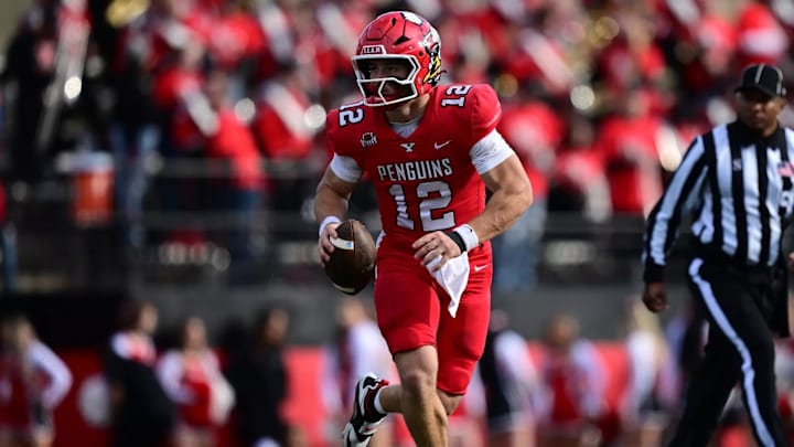 Youngstown State quarterback Beau Brungard (12)