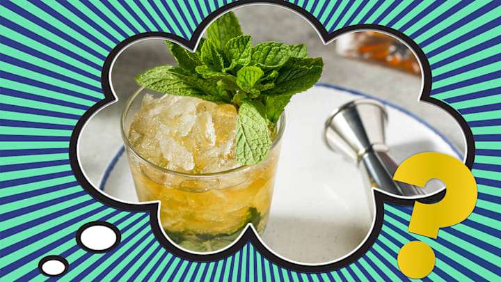 A refreshing mint julep