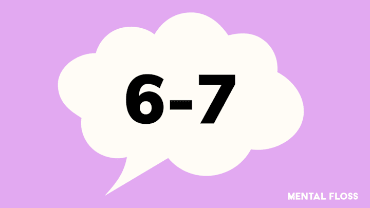 “6-7” in a speech bubble