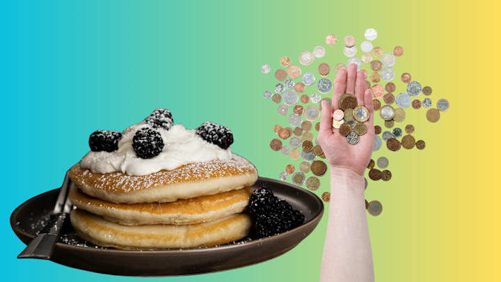 Pancakes, coins Pancakes, coins