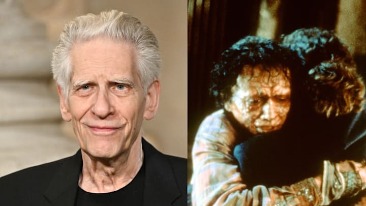 David Cronenberg, a still from Cronenberg’s ‘The Fly’