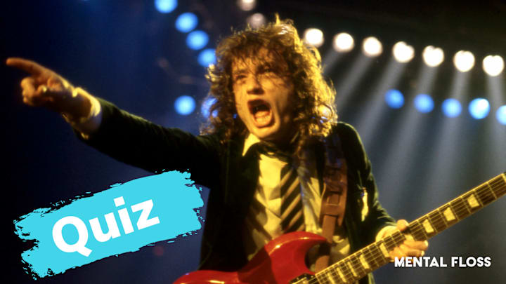 Angus Young of AC/DC in 1983