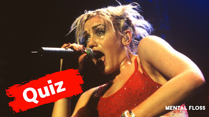 Gwen Stefani performing with No Doubt in 1997.