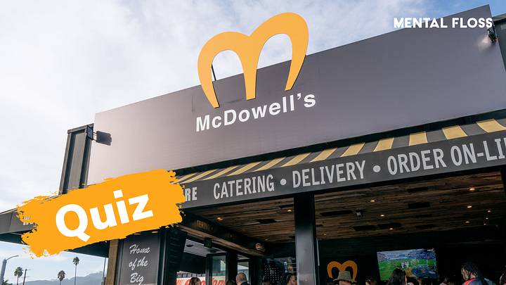 A McDowell’s pop-up restaurant A McDowell’s pop-up restaurant