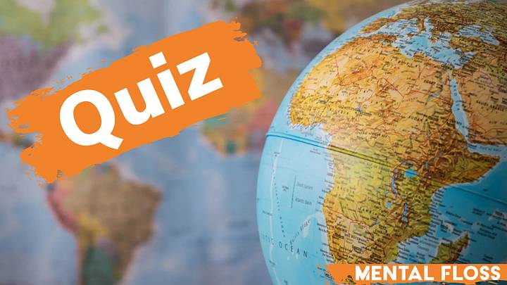 Globe with Africa and "quiz" label