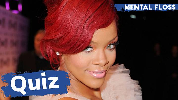 Rihanna in 2010, with quiz label Rihanna in 2010, with quiz label