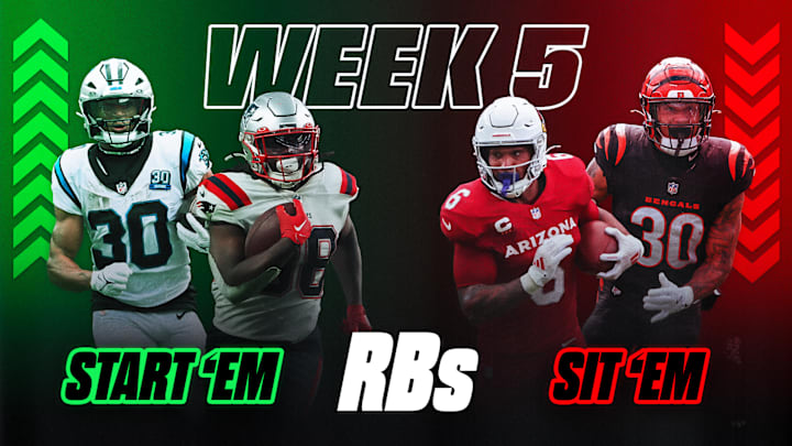Start Em, Sit Em Running Backs: Week 5