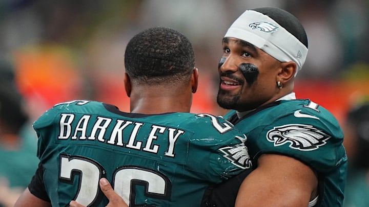 Hurts and Barkley led the Eagles to a commanding 40–22 win over the Chiefs in Super Bowl LIX.