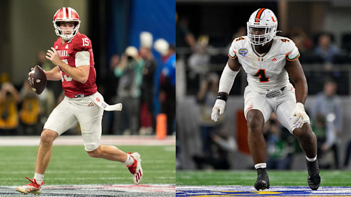 Indiana quarterback Fernando Mendoza and Miami defensive end Rueben Bain Jr. are key to each of their teams’ success in the College Football Playoff national championship.