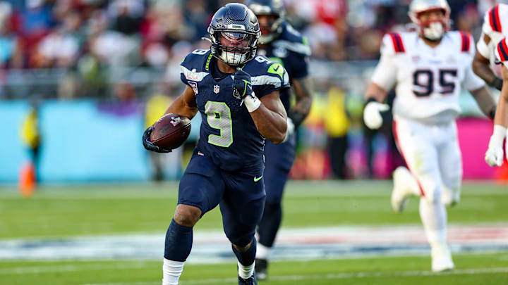 Kenneth Walker III was named Super Bowl MVP after helping the Seahawks to a 29–13 win over the Patriots.