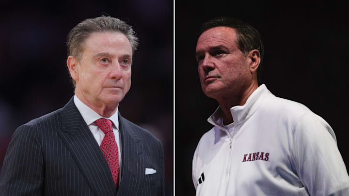 St. John’s coach Rick Pitino (left) and Kansas coach Bill Self will finally meet in a game with substantial stakes. St. John’s coach Rick Pitino (left) and Kansas coach Bill Self will finally meet in a game with substantial stakes.