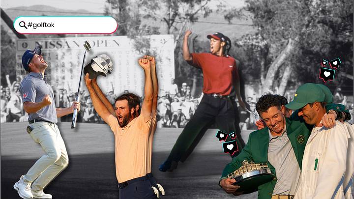 TikTok fan edits often center around the game's brightest stars, like Tiger Woods or Rory McIlroy.
