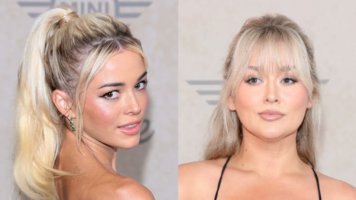 Olivia Dunne, Hunter McGrady at the 2025 SI Swimsuit launch party in Manhattan, N.Y.