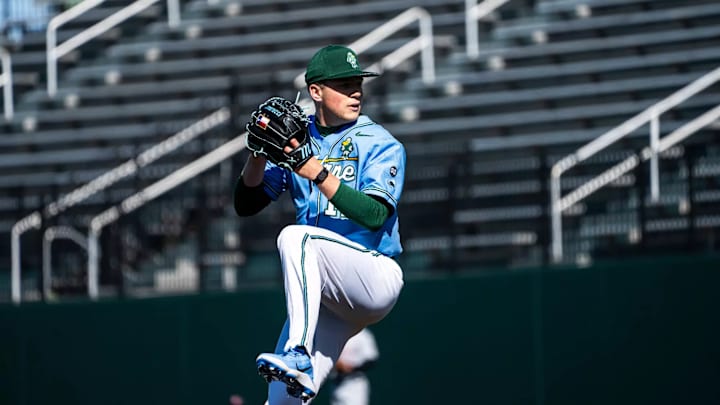 Tulane pitcher Jack Frankel