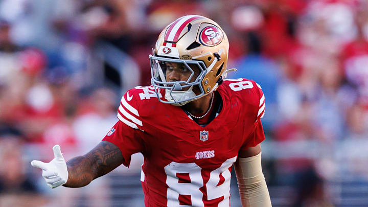 San Francisco 49ers wide receiver Kendrick Bourne (84) San Francisco 49ers wide receiver Kendrick Bourne (84)