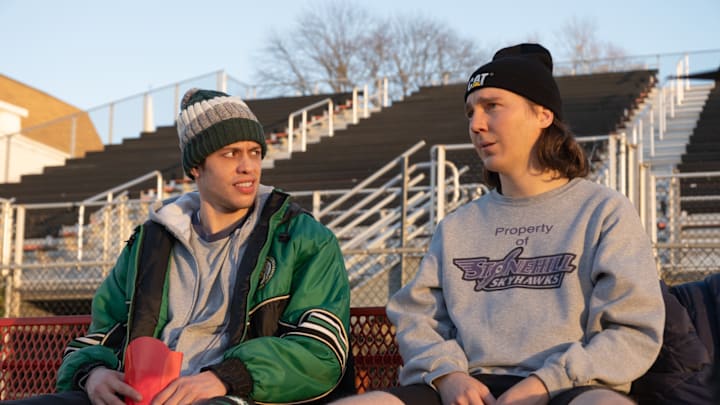Pete Davidson and Paul Dano star in DUMB MONEY.