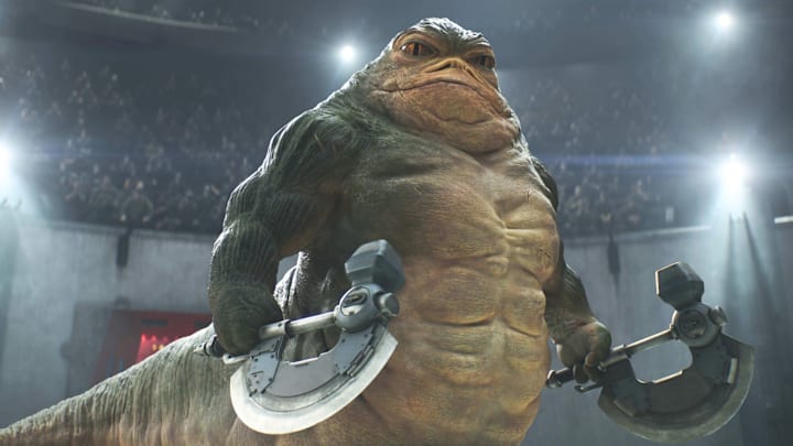 Rotta the Hutt in Lucasfilm's THE MANDALORIAN AND GROGU. 
