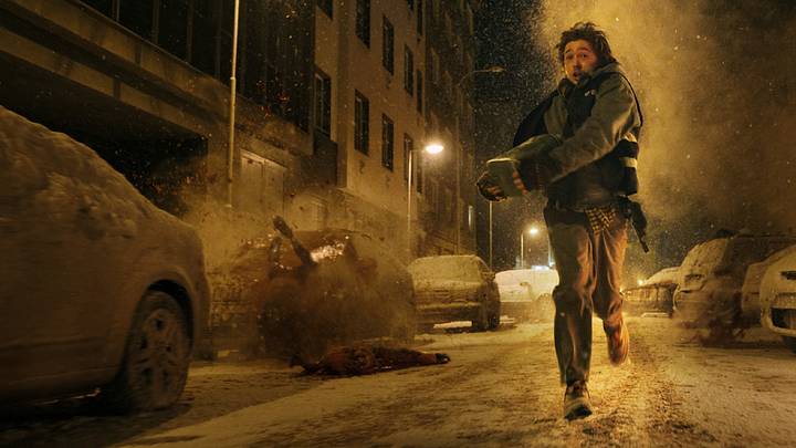 Austin Abrams stars in Constantin Film and Columbia Pictures RESIDENT EVIL, directed by Zach Cregger. Photo by: Courtesy of Sony Pictures Austin Abrams stars in Constantin Film and Columbia Pictures RESIDENT EVIL, directed by Zach Cregger. Photo by: Courtesy of Sony Pictures