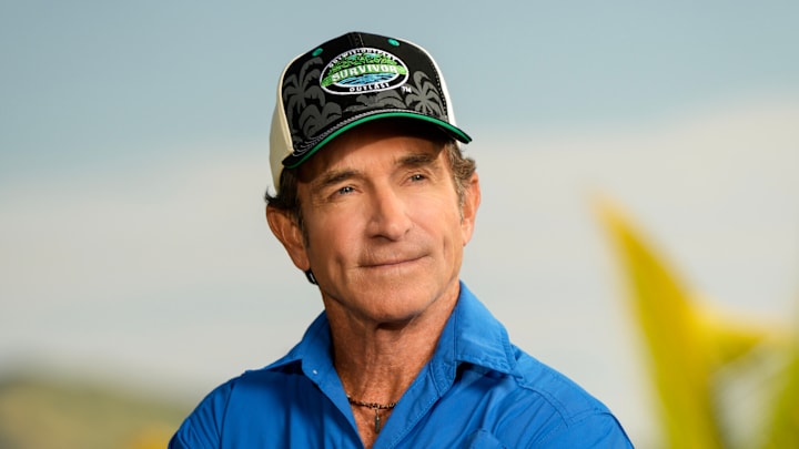 Host Jeff Probst from the CBS Original Series SURVIVOR, Season 48, scheduled to air on the CBS Television Network. -- Photo: Robert Voets/CBS ©2024 CBS Broadcasting, Inc. All Rights Reserved.