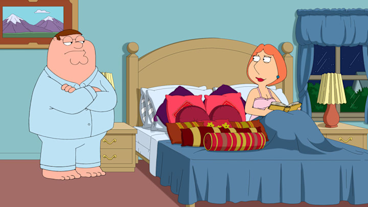 FAMILY GUY: When the guys volunteer to chaperone the high school prom, Quagmire hits it off with Courtney (guest voice Mandy Moore) only to discover that she is his daughter. To his and the gangÕs surprise, Quagmire makes a serious effort to embrace parenting Courtney, joining Peter and Meg on an ill-fated father-daughter camping trip in the all-new ÒNo Giggity, No DoubtÓ episode of FAMILY GUY airing Sunday, March 10 (9:00-9:30 PM ET/PT) on FOX. FAMILY GUY ª and © 2019 TCFFC ALL RIGHTS RESERVED.