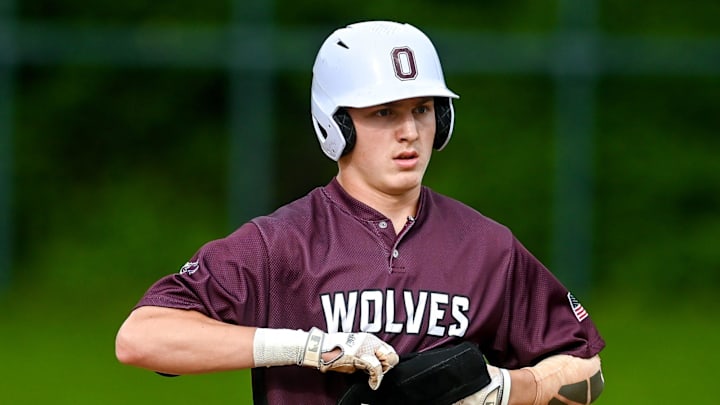 Okemos' Caleb Bonemer looks on during the third inning in the game against Mason on Thursday, May 26, 2022, at McLane Stadium on the MSU campus in East Lansing.
220526 Okemos Mason Bsball 051a Okemos' Caleb Bonemer looks on during the third inning in the game against Mason on Thursday, May 26, 2022, at McLane Stadium on the MSU campus in East Lansing.
220526 Okemos Mason Bsball 051a