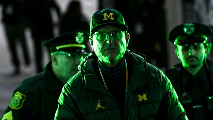 Michigan head coach Jim Harbaugh