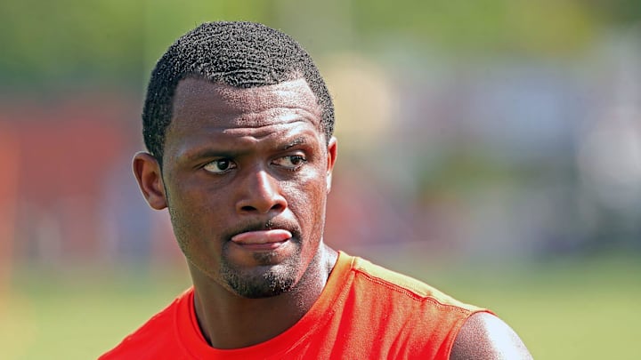 Quarterback Deshaun Watson during practice with the Cleveland Browns on Aug. 4.

Syndication Akron Beacon Journal