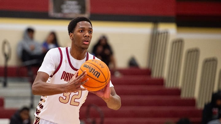 Germantown High School (Mississippi) center Sam Funches (32) has scheduled a visit with Gonzaga for the first weekend of October.