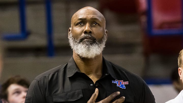 Karl Malone was in attendance for the Louisiana Tech vs. University of Louisiana at Lafayette basketball game on Dec. 14

4e9a6023