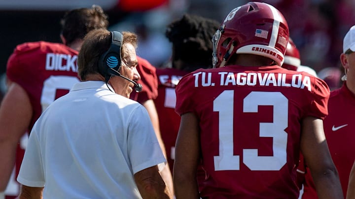 Former Alabama coach Nick Saban discussed the return of Tua Tagovailoa to the Miami Dolphins starting lineup.