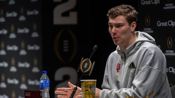 Indiana quarterback Fernando Mendoza gave the perfect answer during media day when asked about playing a hometown national championship game.