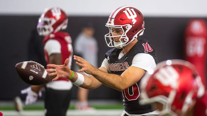 Ex-TCU quarterback Josh Hoover is the third consecutive transfer QB set to start for Curt Cignetti at Indiana. The last one, Fernando Mendoza, became the No. 1 pick in the draft on Thursday.