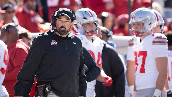 Ohio State Head Coach Ryan Day during the Indiana versus Ohio State football game at Memorial Stadium on Saturday, Oct. 17, 2026. Ohio State Head Coach Ryan Day during the Indiana versus Ohio State football game at Memorial Stadium on Saturday, Oct. 17, 2026.