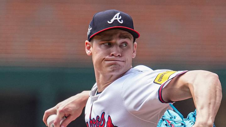 May 15, 2025; Cumberland, Georgia, USA; Atlanta Braves pitcher AJ Smith-Shawver (32) pitches against the Washington Nationals during the first inning at Truist Park. Mandatory Credit: Dale Zanine-Imagn Images May 15, 2025; Cumberland, Georgia, USA; Atlanta Braves pitcher AJ Smith-Shawver (32) pitches against the Washington Nationals during the first inning at Truist Park. Mandatory Credit: Dale Zanine-Imagn Images