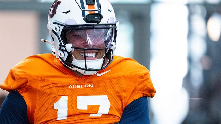Auburn Tigers quarterback Byrum Brown (17) was named to the Johnny Unitas Golden Arm and Davey O'Brien Awards this week. Auburn Tigers quarterback Byrum Brown (17) was named to the Johnny Unitas Golden Arm and Davey O'Brien Awards this week.